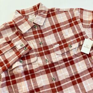 Brixton Boxy Cropped LS Flannel*